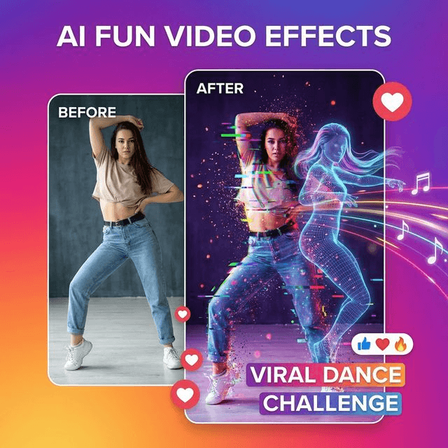 AI Fun Video Effects